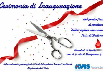 CERIMONIA DI INAUGURAZIONE AVIS DI BELLONA